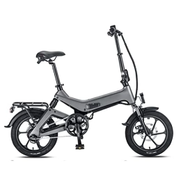 ZYLEDW Electric Bike ZYLEDW Folding Electric Bicycles for Adults 16-Inch Foldable Ultra-Light Lithium Battery Absorber System Electric Bike (Color : D)