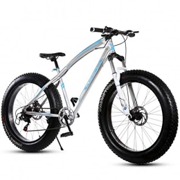 LYRWISHJD Bike 20 Inches Fat Bike Off-road Beach Snow Bike 27 Speed Mountain Bike 4.0 Wide Tire Non-slip Handle Bold Fork Student Outdoor Riding School, Outing, Fitness ( Size : 20 inch , Speed : 27 Speed )