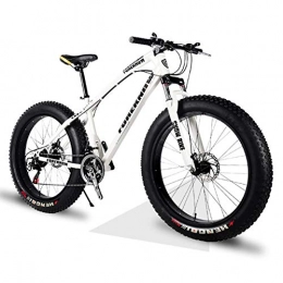 AIWKR Bike 26 Inch Mountain Bikes, Adult Boys Girls Fat Tire Mountain Trail Bike, Dual Disc Brake Bicycle, High-carbon Steel Frame, Off-road Beach Snow Student Bicycle