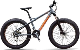 CHHD Fat Tyre Bike CHHD Mountain Bikes, 27-Speed Mountain Bikes, Professional 26 Inch Adult Fat Tire Mountain Bike, Aluminum Frame Front Suspension All Terrain Bicycle, E