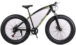 Generic Fat Tyre Bike Comfort & Cruiser Bikes Kids' Bikes Men s Mountain Bike City Road Off-road Bicycle 26 Inch Wheel For Adults Men (Color : Yellow Size : 24 speed)-21_speed_Black