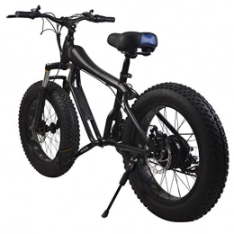 D&XQX Mountain Bike, Snow Bicycle Beach Bike 4.0 Wide Tire Lightweight And Aluminum Folding Bike with Pedals Portable Bicycle,24in*15in