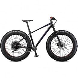 DNNAL Sport Fat Tire Bike, Large Mountain Bikes 10-Speed, 26-Inch Wheels, Hybrid Road Bike for Mens