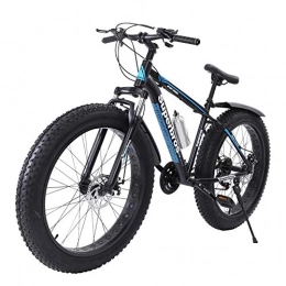  Fat Tyre Bike Fat Tire Mens Mountain Bike, 17-Inch / Medium High-Tensile Aluminum Frame, 21-Speed, 26-inch Wheels 4.0 tires (Color