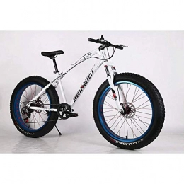 Giow Bike Giow 26 Inch Mountain Bikes, 21 / 24 / 27 / 30 Speed High-carbon Steel Hardtail All Terrain Mountain Bicycle, Mountain Trail Bike With Dual Disc Brake 4.0 Fat Tire (Color : 24 speed)