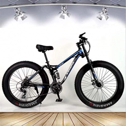 GMZTT Bike GMZTT Unisex Bicycle Adult Fat Tire Mountain Bicycle, Snow Bicycle, Double Disc Brake Cruiser Bikes, Beach Bicycle 26 Inch Wheels (Color : D)