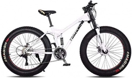 GQQ Bike GQQ 24In Mountain Bike for Men and Women, High Carbon Steel Double Suspension Frame Variable Speed Bicycle, 21 / 24 / 27 Speed Outroad, B, 21 Speed, F