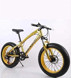 GQQ Fat Tyre Bike GQQ Variable Speed Bicycle, Fat Tire Men's Mountain Bike, Dual Disc Brakes / High Carbon Carbon Frame Bikes, Snowmobile Beach Bike, J, 27 Speed, I