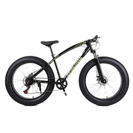 JHTD Fat Tyre Bike JHTD Outdoor Sports Fat Bike, 26 inch Cross Country Mountain Bike, 27 Speed Beach Snow Mountain 4.0 Big Tires Adult Outdoor Riding