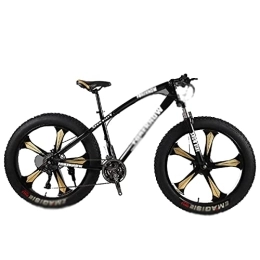 Kays Fat Tyre Bike Kays 26" Wheel Size Mountain Bike For Adult 21 / 24 / 27 Speeds Dual Suspension Man And Woman Bicycle(Size:27 Speed, Color:Black)