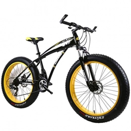 Kays Fat Tyre Bike Kays Mountain Bicycles Unisex 26'' Lightweight Aluminium Alloy Frame 21 / 24 / 27 Speed Disc Brake Front Suspension (Color : C, Size : 21speed)