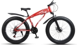 Kcolic  Kcolic 26 Inch Mountain Bike 4.0 Wide Tire Snow ATV Bike 21 Speed, with Full Suspension High Carbon Steel Frame, All Terrain Sport Commuter Bicycle A, 26inch