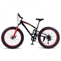 LCLLXB Bike LCLLXB Bicycle Mountain Bike 7 / 21 Speed Fat bikes Outdoor Bicycle, Double Disc Brake Bicycles, To Work Student To School, C, 21-speed