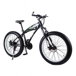 LCLLXB Fat Tyre Bike LCLLXB Bicycle Mountain bike, Outdoor Bike, 26 Inch Fat Bike 7 / 21 / 24 / 27 Speed Mtb Adult Outdoor Sport Big Tire Bicycle To Work Student To School, B, 21-speed