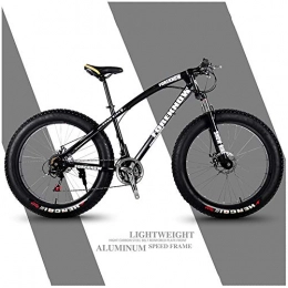 LDLL Fat Tyre Bike LDLL Mountain Bikes 26 Inch, Gearshift Fat Tire MTB Bicycle, Country Men's Outroad Bicycles, with Adjustable Seat, Shock-absorbing front fork
