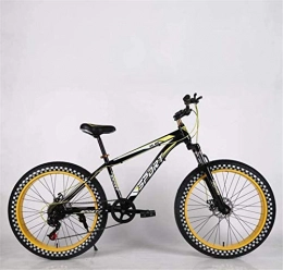 Leifeng Tower Fat Tyre Bike Leifeng Tower Lightweight， Mens Adult Fat Tire Mountain Bike, Double Disc Brake Beach Snow Bikes, Road Race Cruiser Bicycle, 24 Inch Wheels Inventory clearance (Color : F, Size : 21 speed)