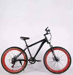 Leifeng Tower Fat Tyre Bike Lightweight， Mens Adult Fat Tire Mountain Bike, Double Disc Brake Beach Snow Bicycle, High-Carbon Steel Frame Cruiser Bikes, 26 Inch Flame Wheels Inventory clearance ( Color : E , Size : 30 speed )