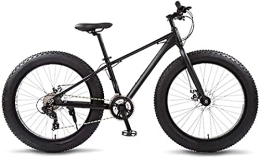 lqgpsx Fat Tyre Bike lqgpsx Mountain Bike, Road Bikes Bicycles Full Aluminium Bicycle 26 Snow Fat Tire 24 Speed Mtb Disc Brakes, for Urban Environment and Commuting To and From Get Off Work