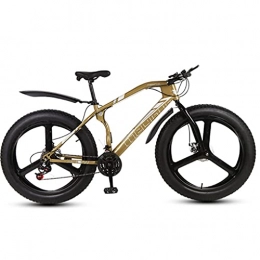 LXMTing Bike LXMTing 26 Inch Thick Wheel Mountain Bikes, Adult Boys Girls Fat Tire Mountain Trail Bike, ​Dual Disc Brake Bicycle, Full Suspension MTB with Dual Disc Brakes, C, 24 speed