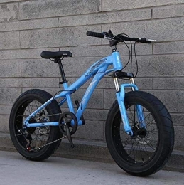 MAMINGBO Fat Tyre Bike MAMINGBO Fat Tire Bike Bicycle, Mountain Bike for Adults And Teenagers with Disc Brakes And Spring Suspension Fork, High Carbon Steel Frame, Size:20inch 21 speed, Colour:E