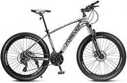 MG Bike MG 24" Adult Mountain Bikes, Frame Fat Tire Dual-Suspension Mountain Bicycle, Aluminum Alloy Frame, All Terrain Mountain Bike, 24 / 27 / 30 / 33 Speed 6-6, C, 33 speed