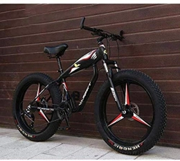 MJY Bike MJY 26 inch Wheels Mountain Bike Bicycle for Adults, Fat Tire Hardtail MBT Bike, High-Carbon Steel Frame, Dual Disc Brake 6-27, 21 Speed