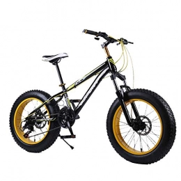 Mnjin Fat Tyre Bike Mnjin Outdoor sports Fat bike, 20 inch 7 speed variable speed snow beach off-road bicycle men's outdoor riding