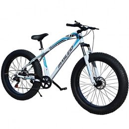 LYRWISHJD Bike Mountain Bike 26 Inch Fat Tire High-Carbon Steel Frame And Shock Absorber Fork Mountain Bike 27-Speed Double Disc Brake Bicycles Unisex Adult Student Outdoors ( Size : 26 inch , Speed : 27 Speed )