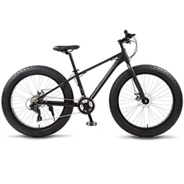 RECORDARME Fat Tyre Bike Mountain Bike, Road Bikes Bicycles Full Aluminium Bicycle 26 Snow Fat Tire 24 Speed Mtb Disc Brakes, for Urban Environment and Commuting To and From Get Off Work