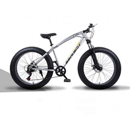  Fat Tyre Bike Mountain Bikes, 26 Inch Fat Tire Hardtail Mountain Bike, Dual Suspension Frame and Suspension Fork All Terrain Mountain Bicycle, Men's and Women Adult Mountain Bike