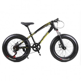 MUYU Fat Tyre Bike MUYU Adult Mountain Bike 20-Inch Carbon Steel Frame 21-Speed (24-Speed, 27-Speed) Road Bike, Black, 27speed