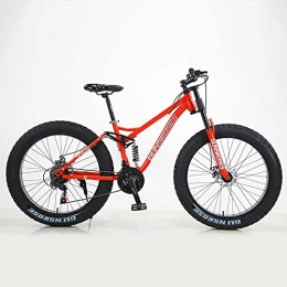 MYJOYSUE Fat Tyre Bike MYJOYSUE 24 Inch / 26 Inch Snowmobile 4.0 Fat Tire Variable Speed Mountain Bike Off-road