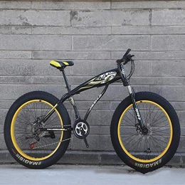 N\A Fat Tyre Bike NA ZGGYA Mountain Bike, 24-speed Dual-disc Brakes, Powerful Shock-absorbing Front Fork, 24-inch / 26-inch Mountain Bike, Big Wheel Snow Bike
