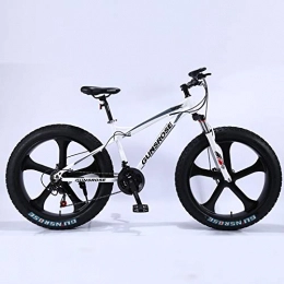 QISKAII Bike QISKAII 26 inch mountain bike 4.0 fat tire mountain bicycle double disc brake bike high carbon steel 7 / 21 / 24 / 24 speed bike
