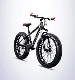 QZ Bike QZ Adult Fat Tire Mountain Bike, Aluminum Alloy Off-Road Snow Bikes, Double Disc Brake Beach Cruiser Bicycle, 26 Inch Wheels (Size : 30 speed)