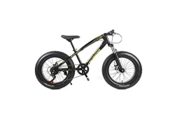 SEESEE.U Fat Tyre Bike SEESEE.U Mountain Bike Unisex Hardtail Mountain Bike 7 / 21 / 24 / 27 Speeds 26 inch Fat Tire Road Bicycle Snow Bike / Beach Bike with Disc Brakes and Suspension Fork, Black, 27 Speed