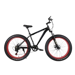 TAURU Bike Snow Bike Mountain Bike, Adult Fat Tire Mountain Trail Bike, Highway Bicycle -Aluminium Frame Disc Brake (26)