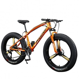 Tbagem-Yjr Bike Tbagem-Yjr 26 Inches Folding Fat Tire Snow Bike 7 / 21 / 24 / 27 / 30 Speed Bicycle Full Suspension MTB Bikes Disc Brakes 3 Knife Wheels Road Bike High-Carbon Steel Frame (Color : D, Size : 7speed)