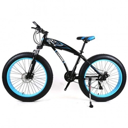 WGYDREAM Fat Tyre Bike WGYDREAM Mountain Bike, 24" Ravine Bike with Dual Disc Brake Front Suspension 21 / 24 / 27 speeds Mountain Bicycles, Carbon Steel Frame (Color : B, Size : 24 Speed)