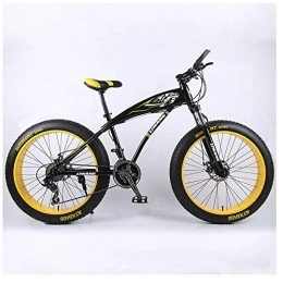xmb Bike XMB 26 inch off-road bicycles, Dual disc brake men and women mountain bikes with full suspension, fat tires high carbon steel suspension youth men and women mountain bikes (24-speed)