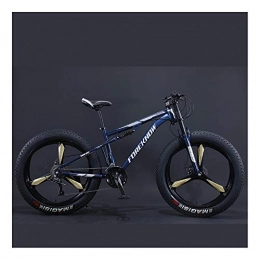 YCHBOS Bike YCHBOS Fat Tire Full Suspension Mountain Bike Adult 26 Inch, 27 Speed Bicycle Beach Snow Bikes, High-Carbon Steel Bike with Double Disc BrakesE