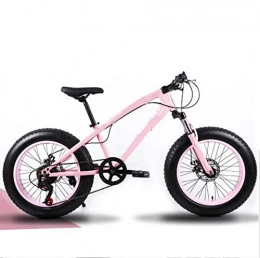 ZJBKX 20 Inch Mountain, Bike Beach Snowmobile 4.0 Ultra Wide Tires Male and Female Students Variable Speed Mountain Bike 21speed