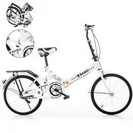 MEVIDA Folding Bike 16''20''Folding Bicycle Adult Male And Female Ultra-light Portable Shock-absorbing Student Foldable Bike, With Assembly Tool And Bell