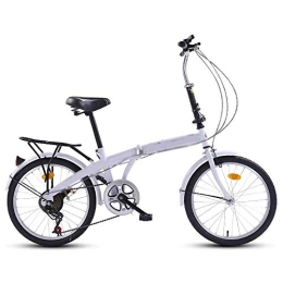 ABBD Folding Bike 20-inch Folding Bicycle Female Adult Ultra-Light Portable Bicycle, Variable Speed ​​Student Bicycle, 8-14 Years Old Women Mountain Bike-B