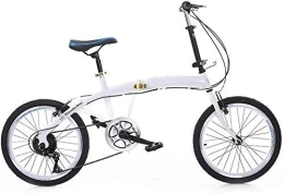 FHKBB Bike 20 Inch Folding Bicycle Shifting Folding Bicycle - Children's Bicycle Male And Female Pedal Folding Bicycle