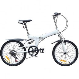 DPGPLP Folding Bike 20-Inch Folding Speed Bicycle Folding Mountain Bike Double V Brake System Front And Rear Shock-Shift Bicycle