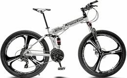 DPCXZ Bike 24 Inch Folding Bike for Adults, 21 Speeds Lightweight Foldable Bicycle with Dual Disc Brake Urban Road Bike Men Women Bike, Sports Outdoor Adult Bike Green, 26 inches