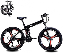 klt Bike 24 inch folding mountain bike adult portable folding bicycle student mountain bike bicycle lightweight