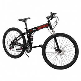 Generic Bike 26-Inch 21-Speed Folding Mountain Bike double-disc brake system, which brakes sensitively and makes driving more stable and reliable