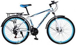 WSJYP Folding Bike 26 Inch Adult Folding Bike, 21 Speed Outroad Mountain Bike, Double Disc Brake Bicycles for Men and Women, E